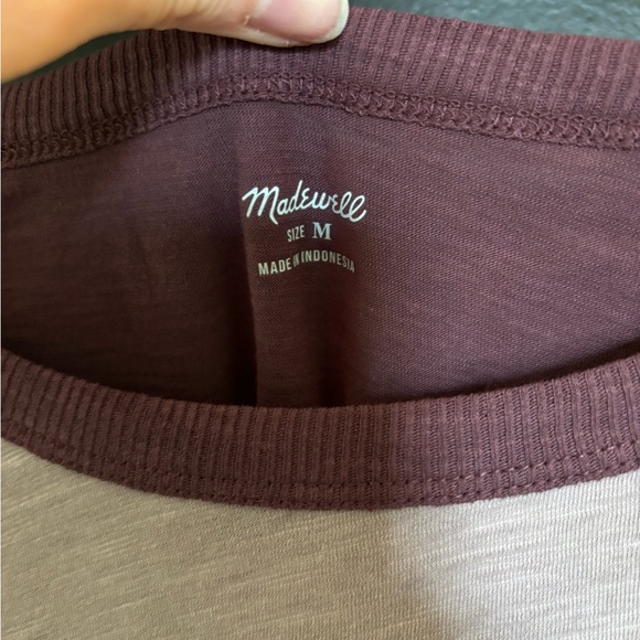 Madewell long sleeve whisper cotton tee NWT - Picture 2 of 5